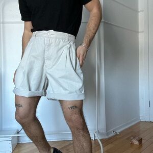 Men's Classic White Shorts